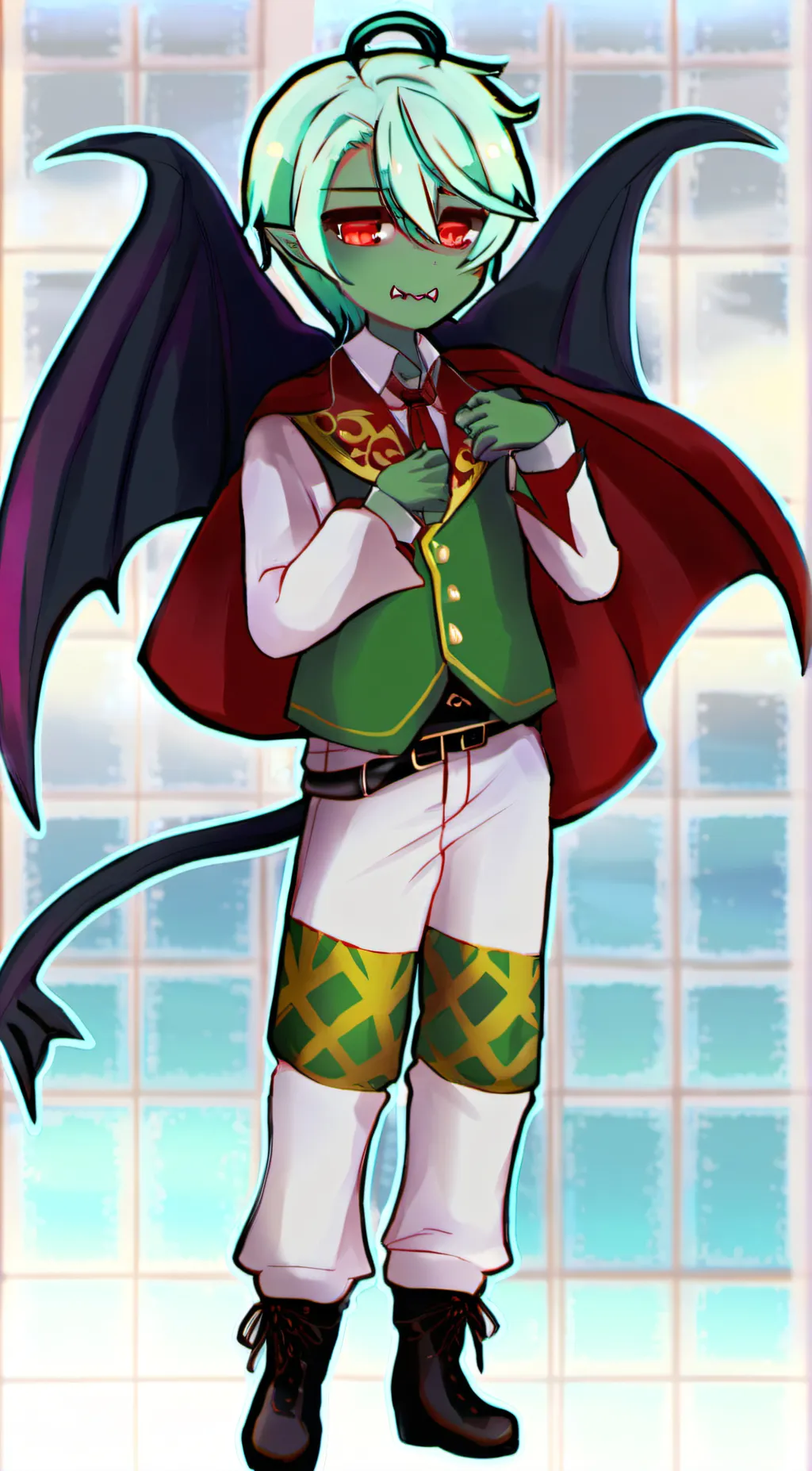 ai character: Travis Emerald background