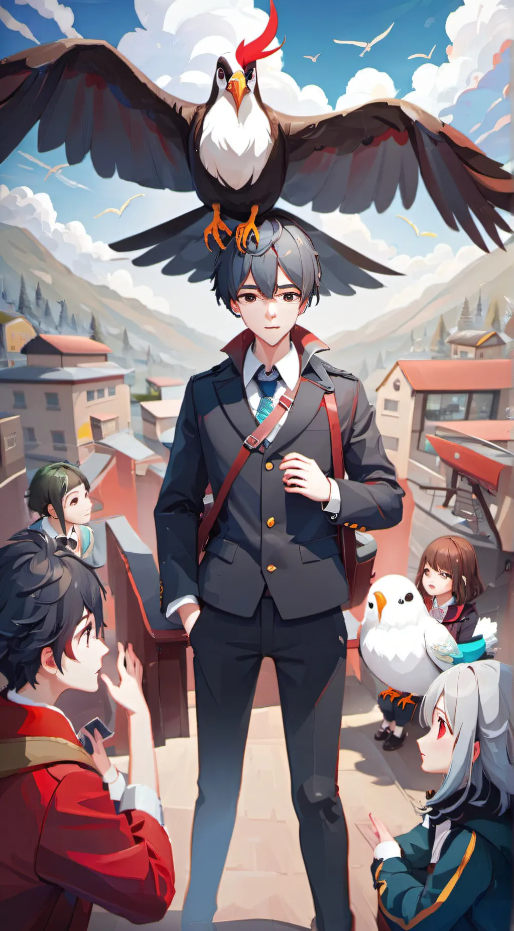 ai character: ray background