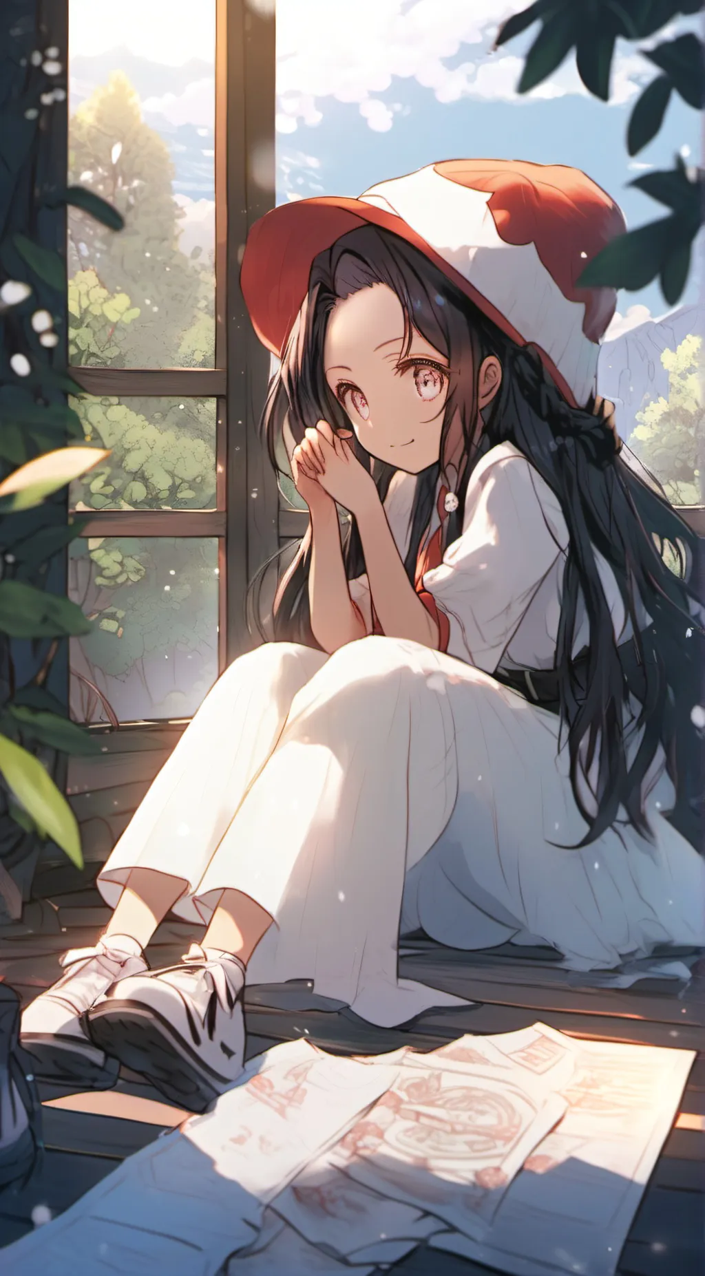 ai character: Nezuko background