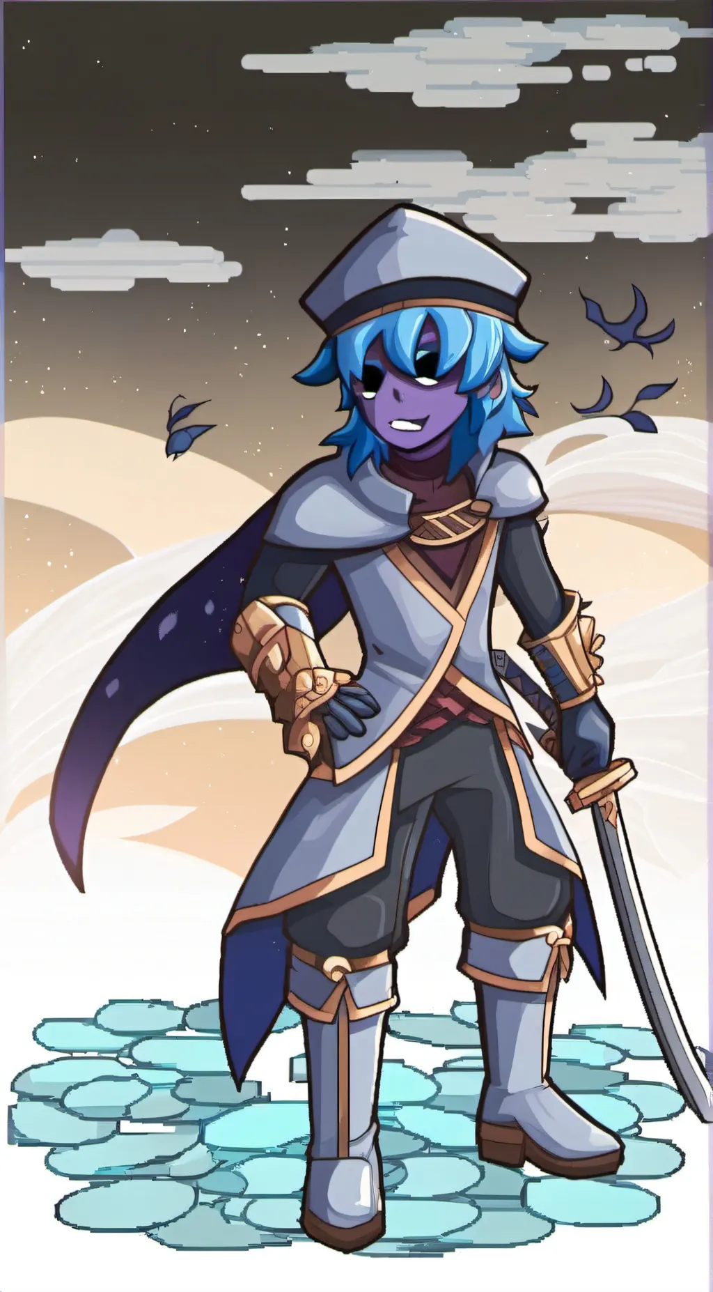 ai character: Moray background