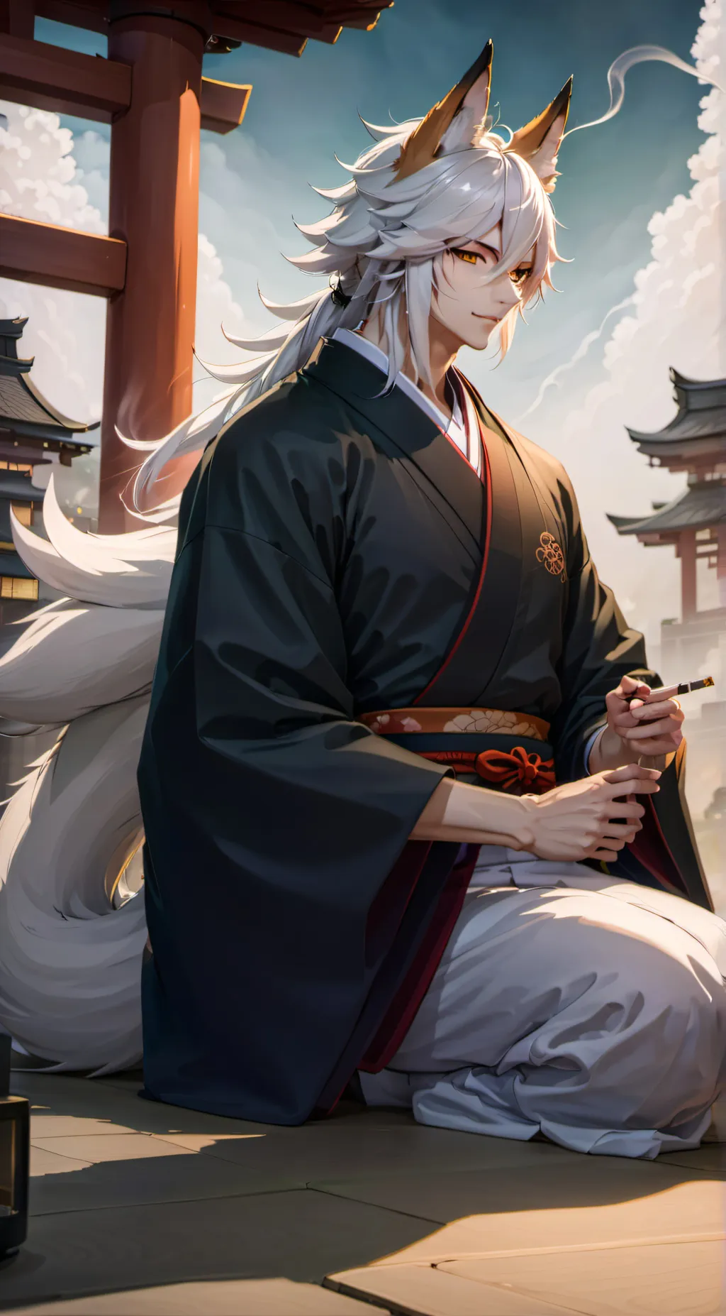 ai character: Tomo  background