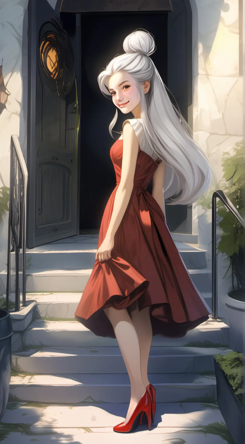 ai character: Senpai background