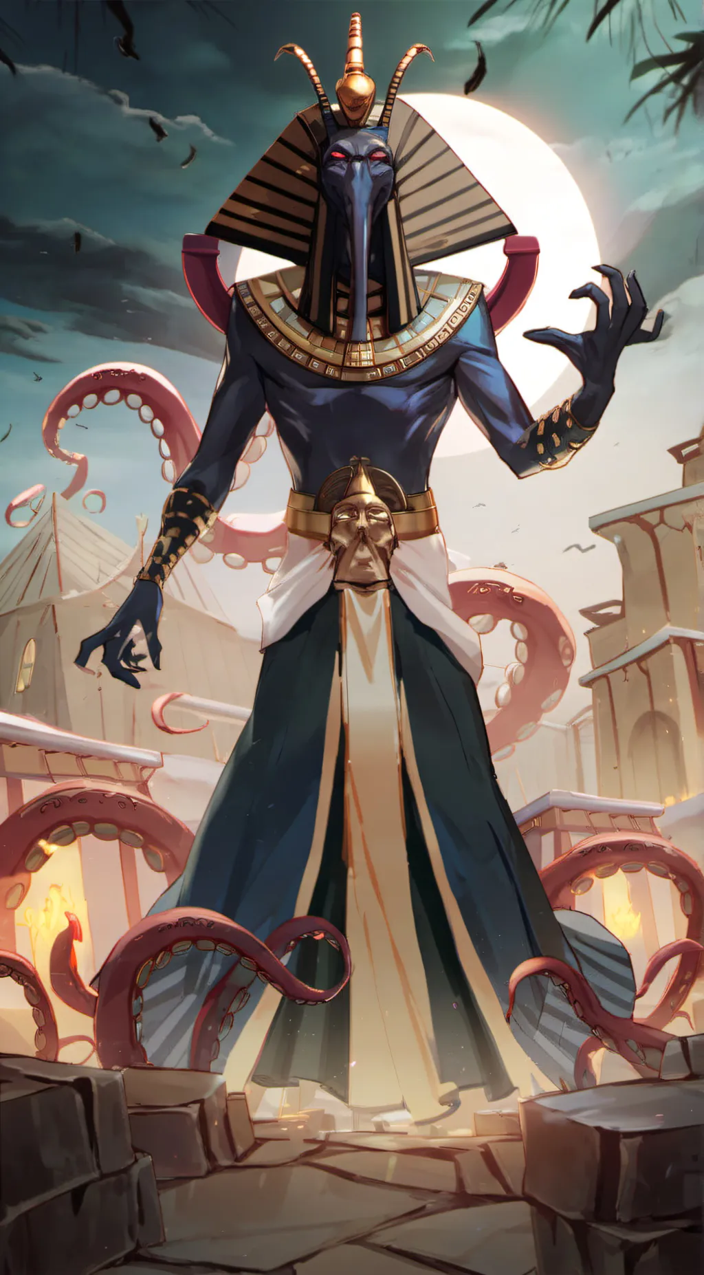 ai character: Nyarlethotep  background