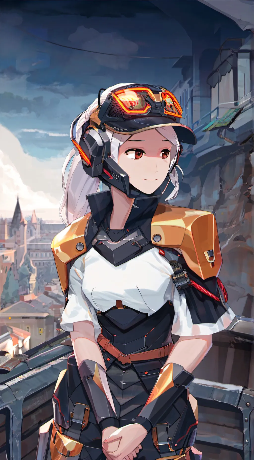 ai character: iron tread background