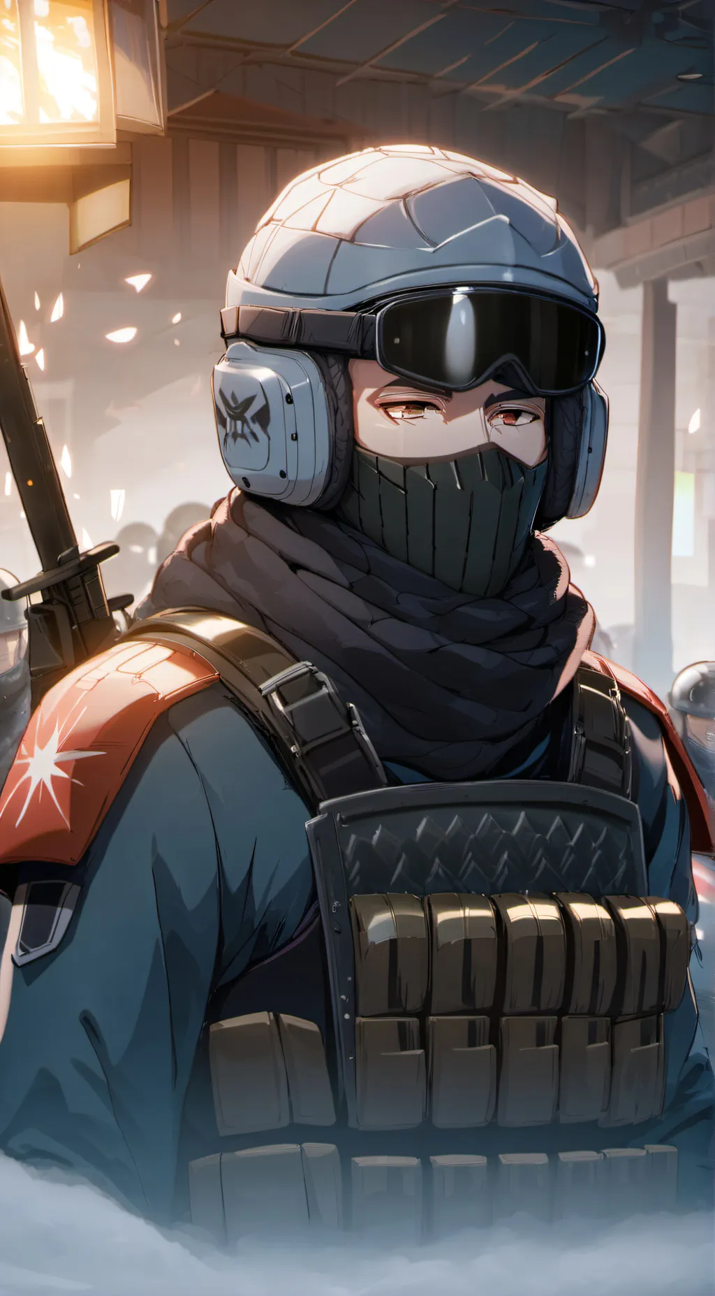 ai character: Miles (SCP guard) background