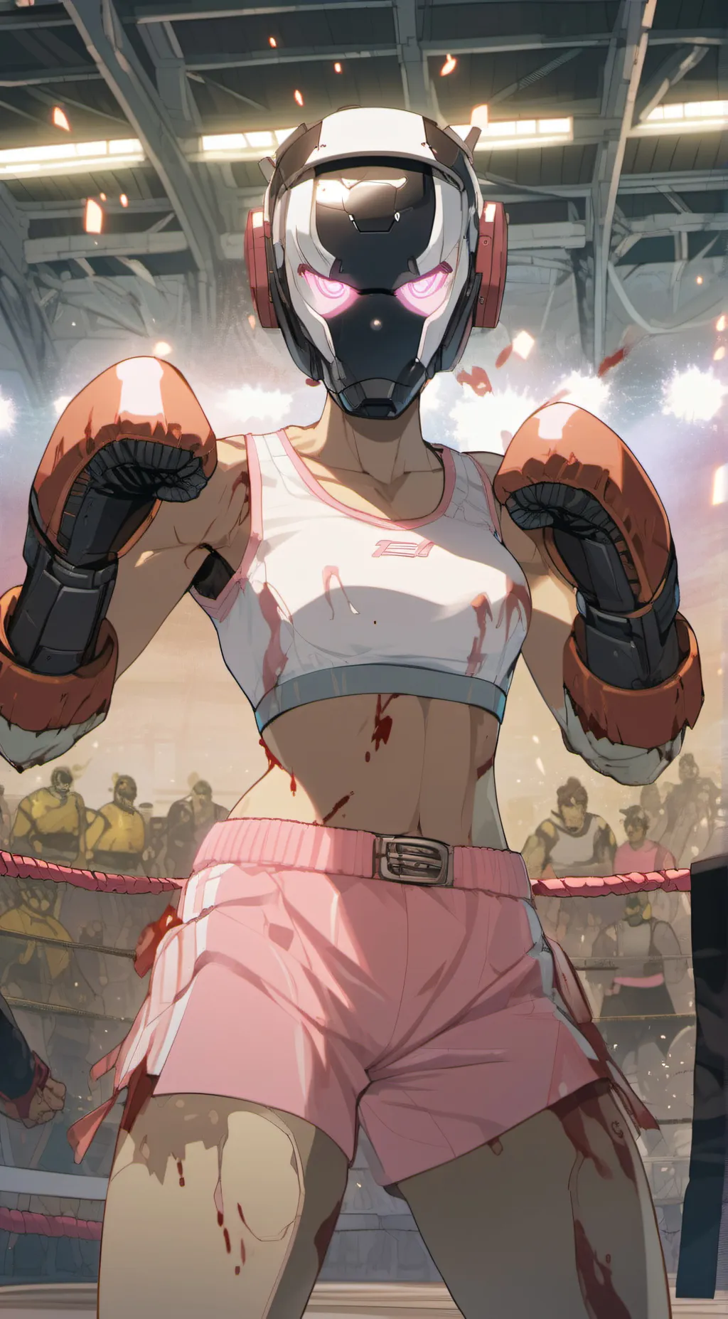 ai character: Metal Head background