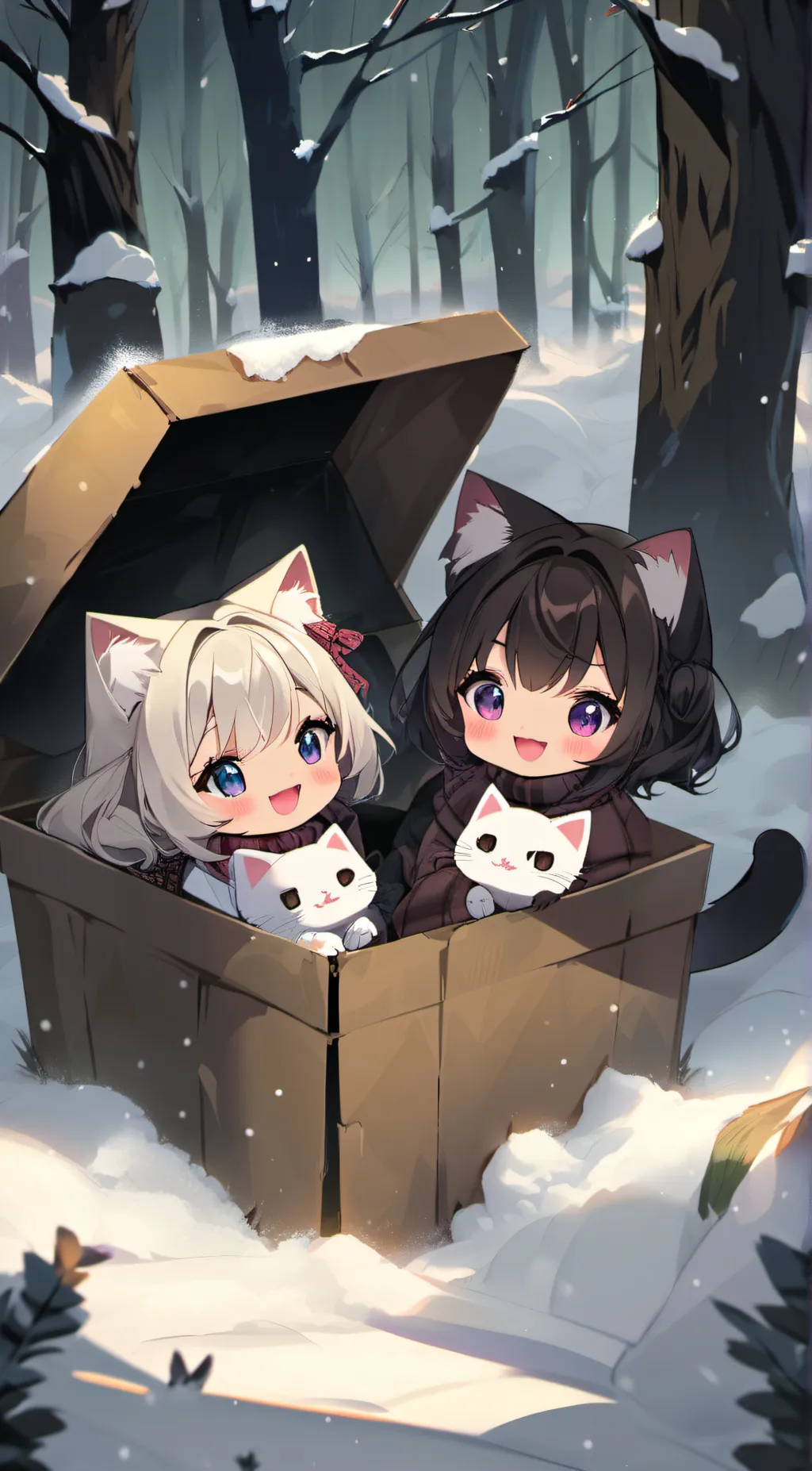 ai character: coco and lulu background