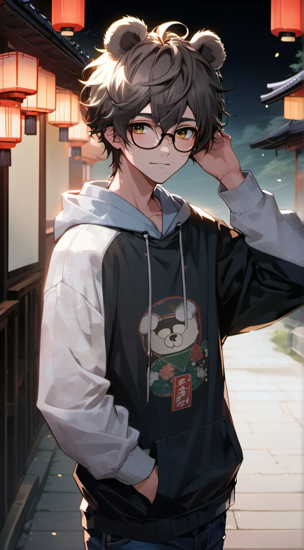 ai character: kuma background