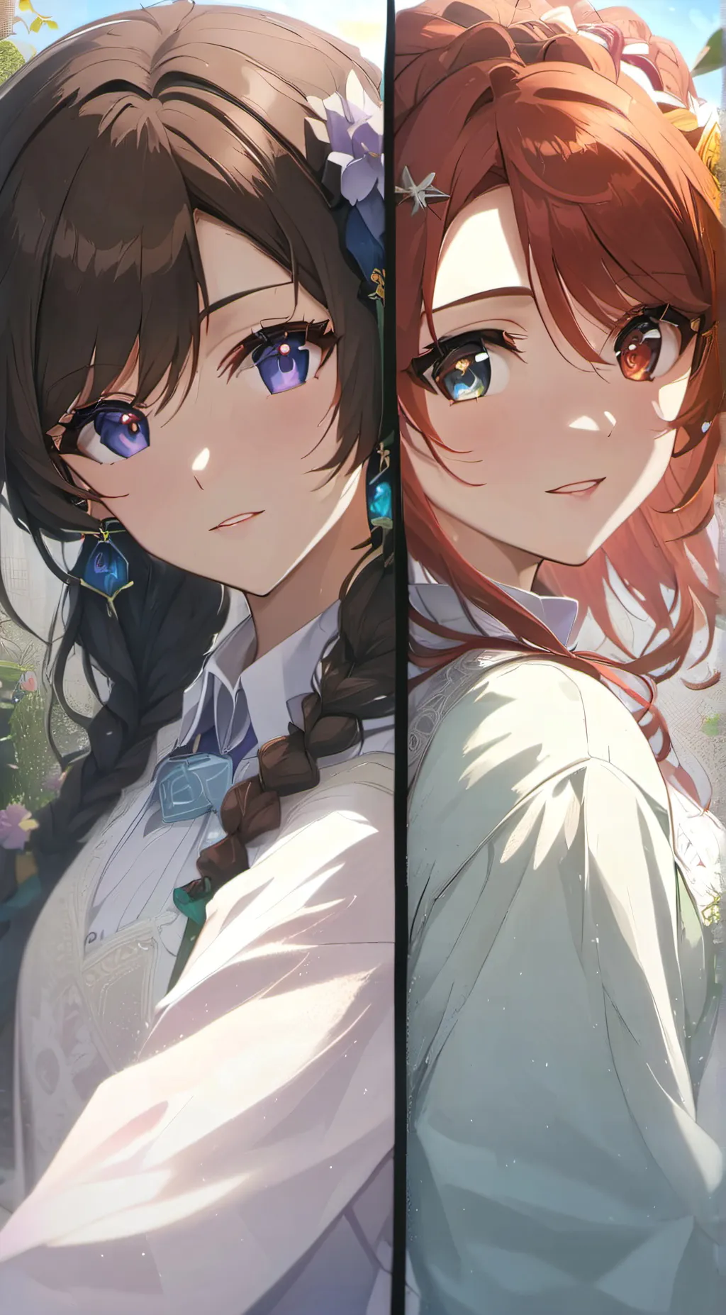 ai character: Elana and Paula background