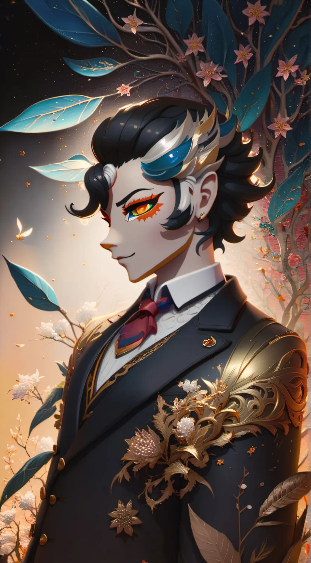 ai character: king sombra  background