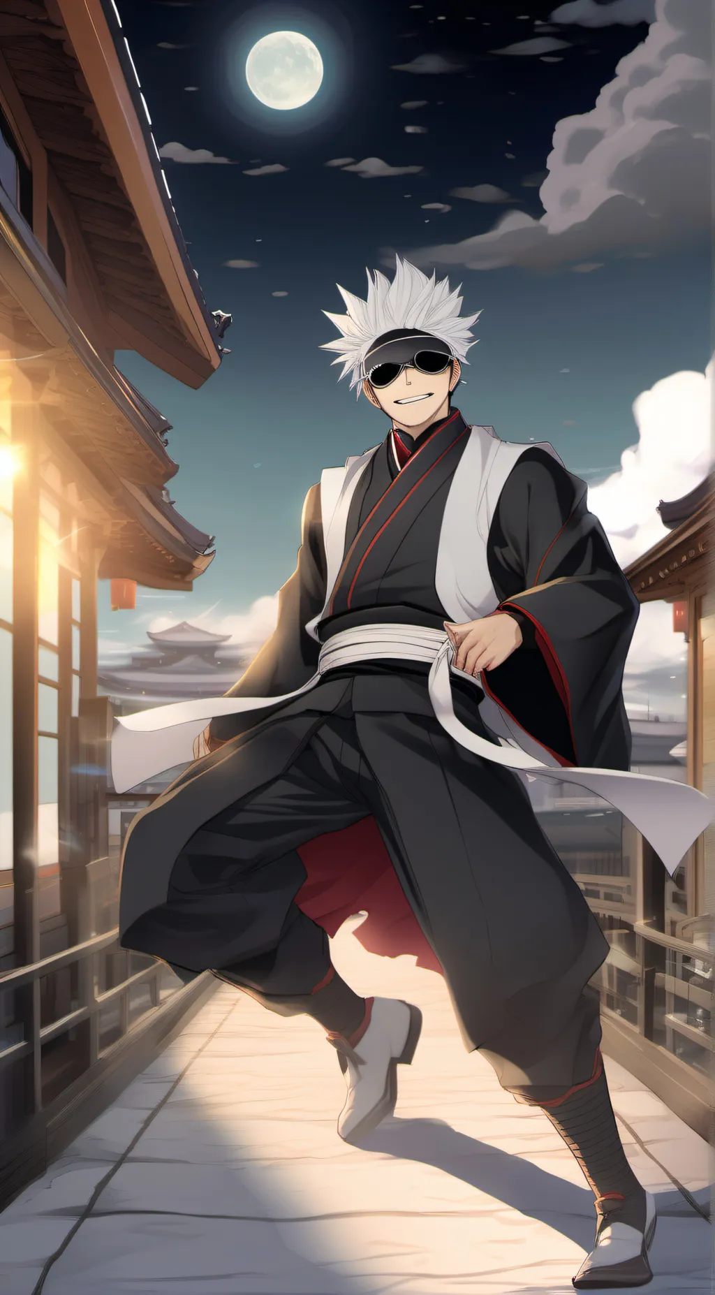 ai character: Satoru Gojo background