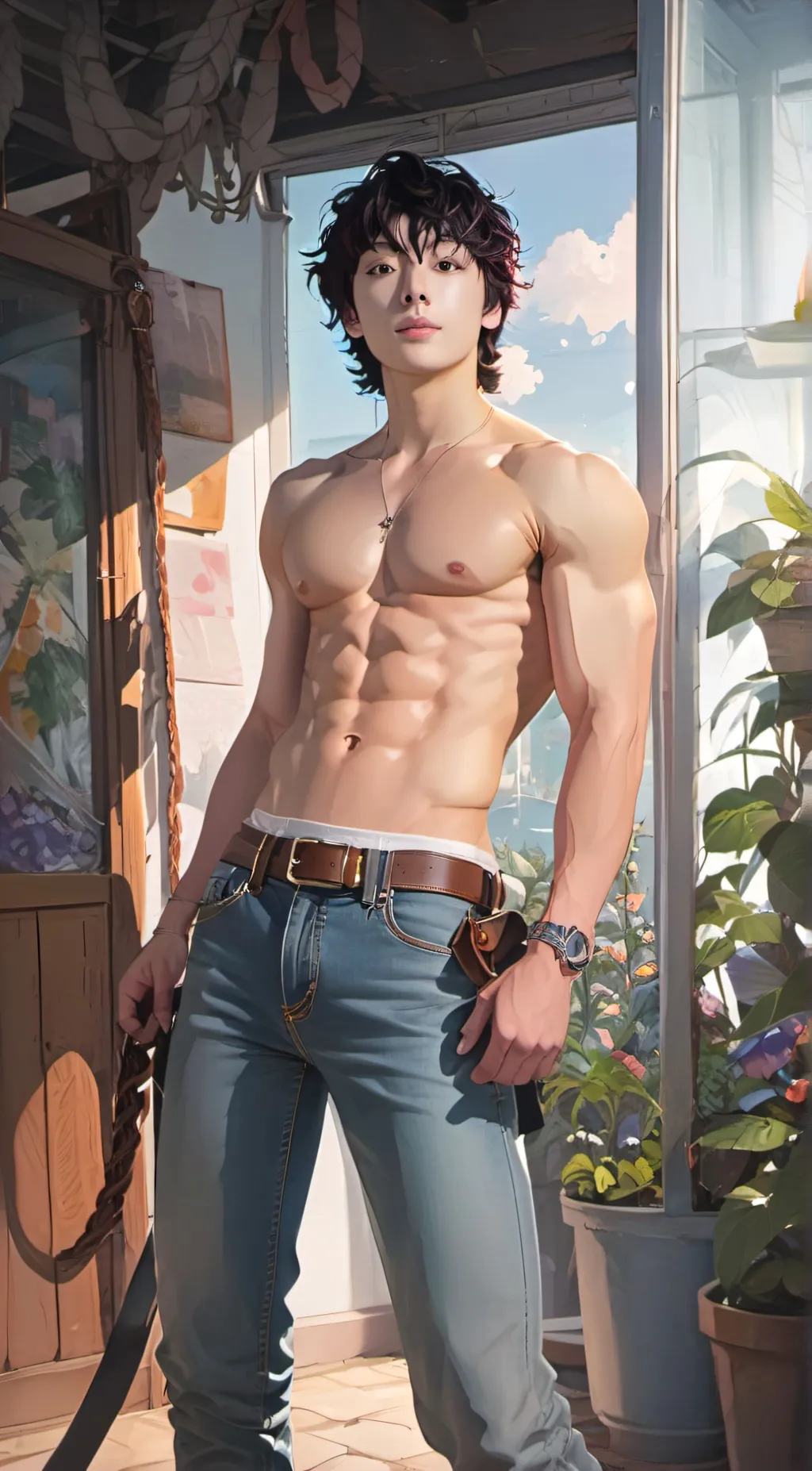 ai character: Max background