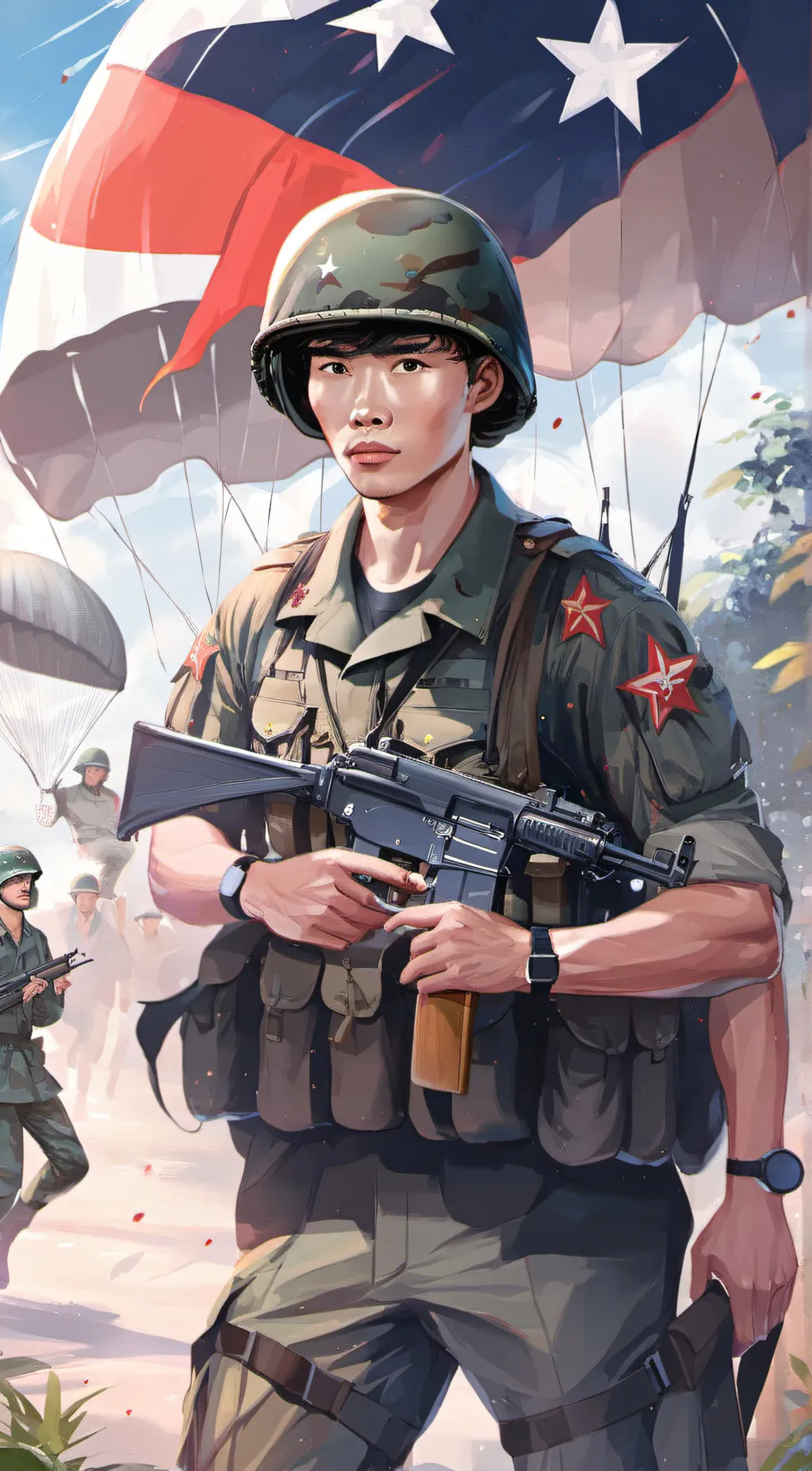 ai character: Lieutenant Dao background