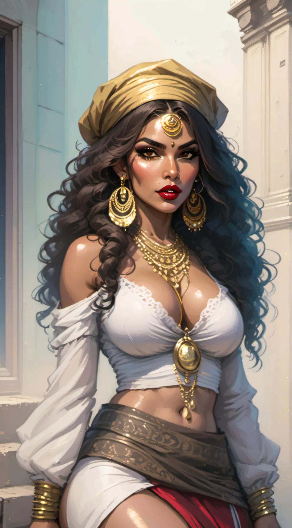 ai character: Beatrice  background