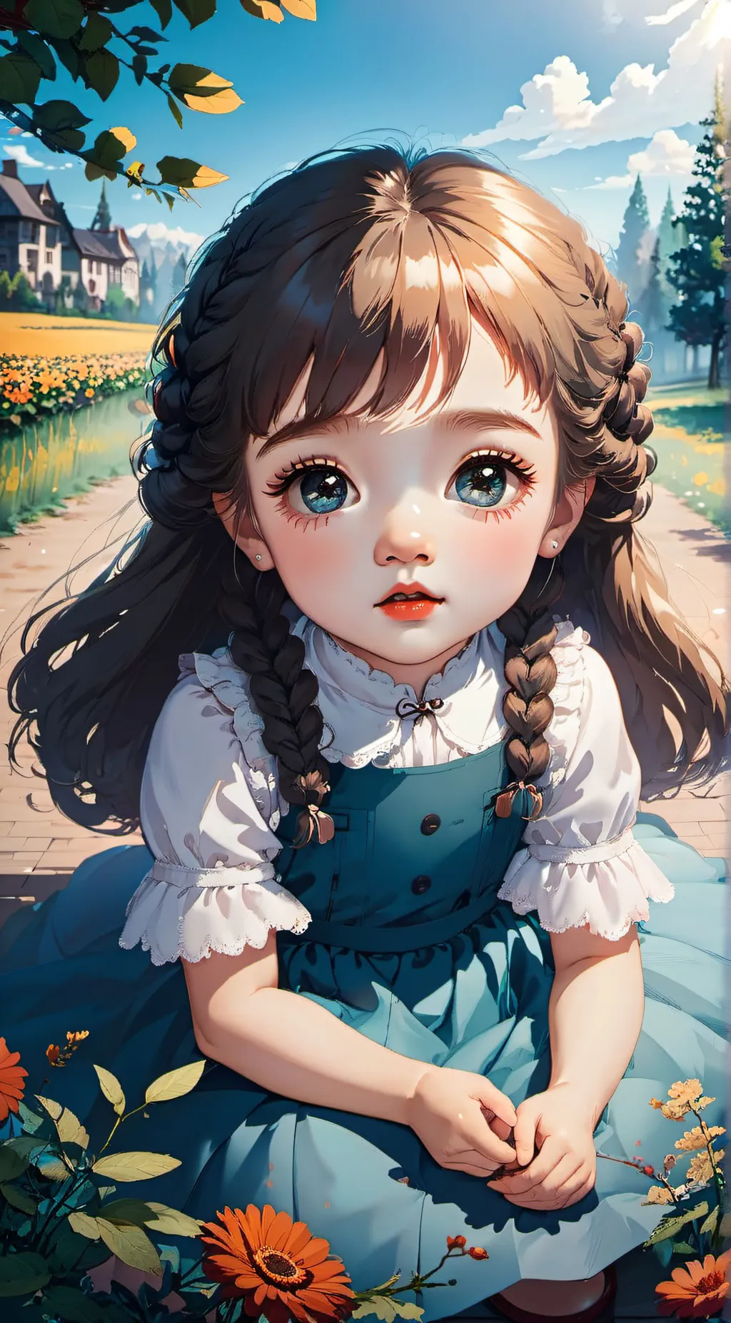 ai character: Katy background