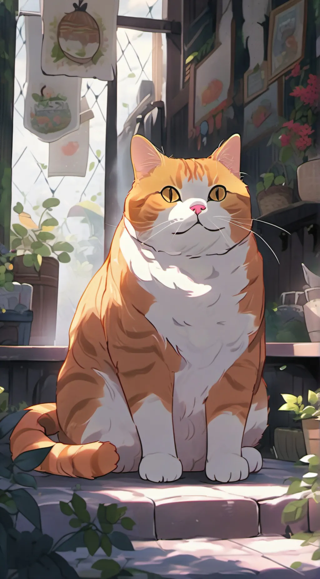 ai character: applesause background