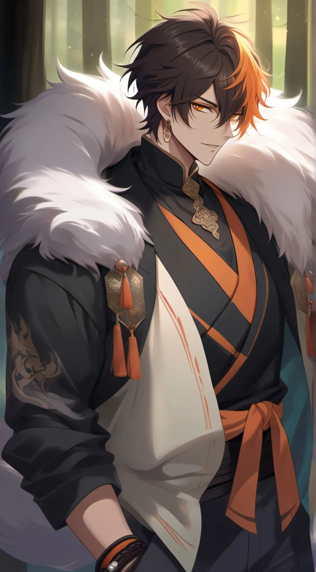 ai character: Alpha background