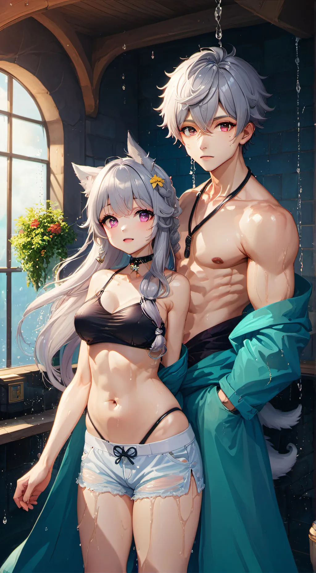 ai character: zack,suzy background