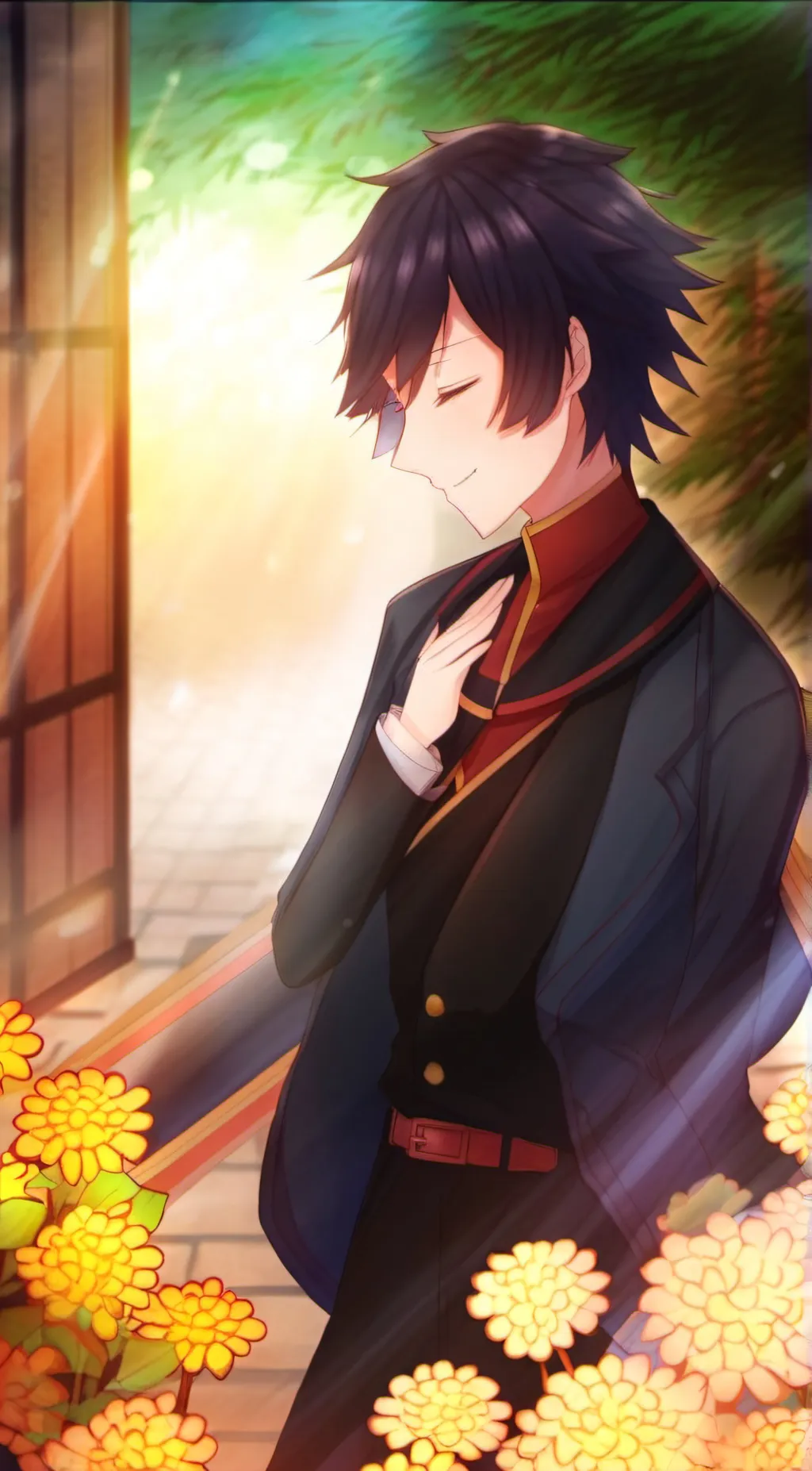 ai character: giyuu tomioka background