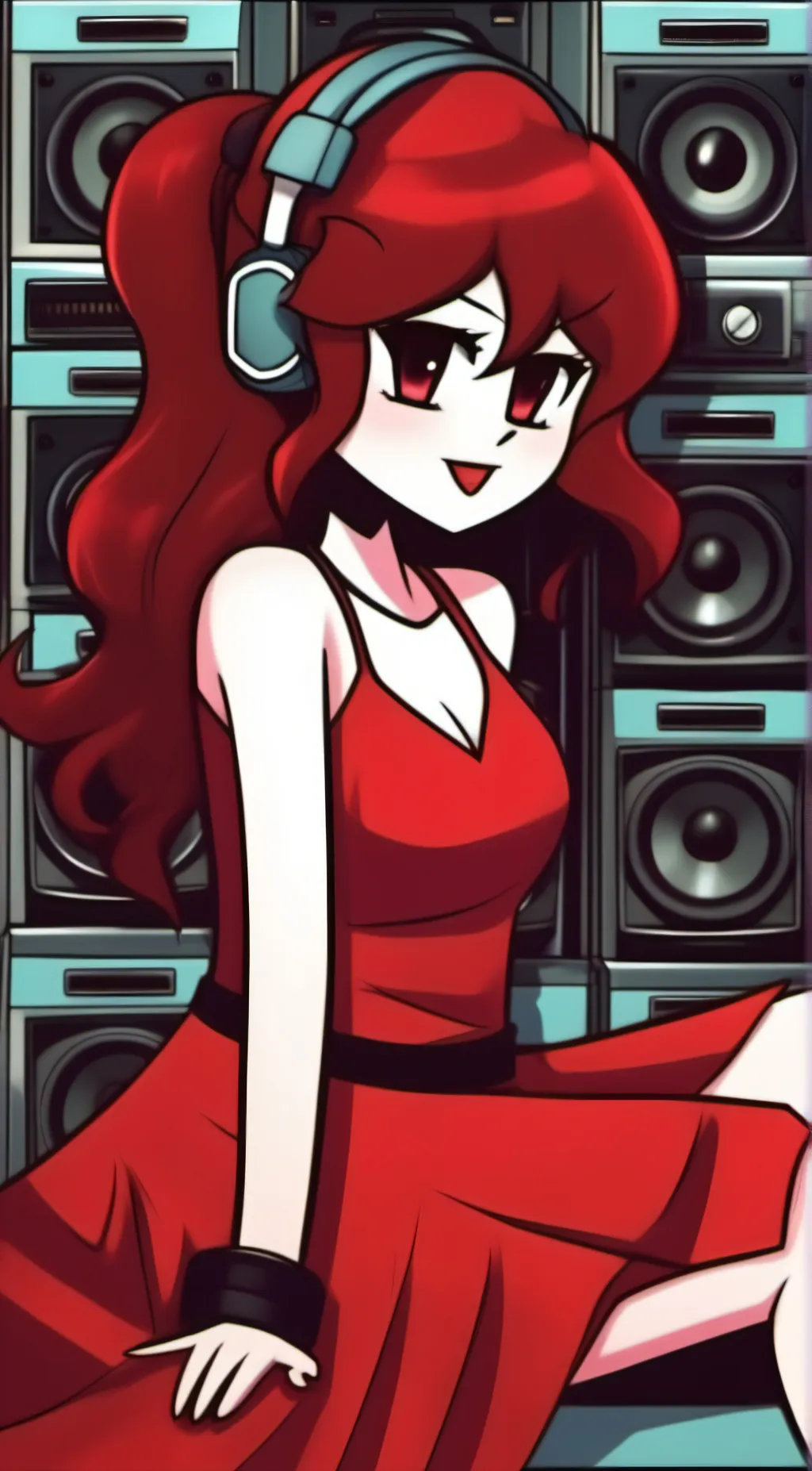 ai character: fnf girlfriend/gf background