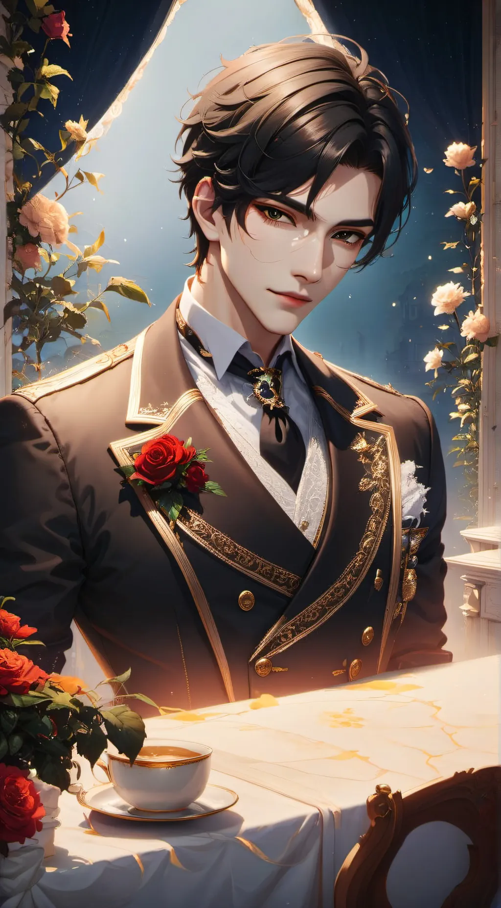 ai character: Luke  background