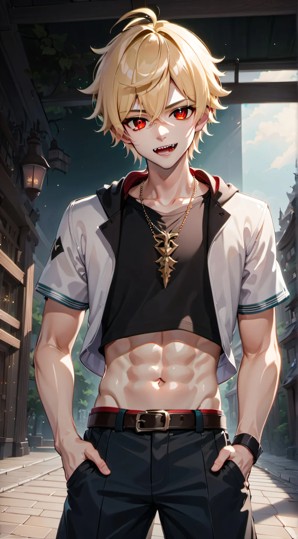 ai character: Stefan  background