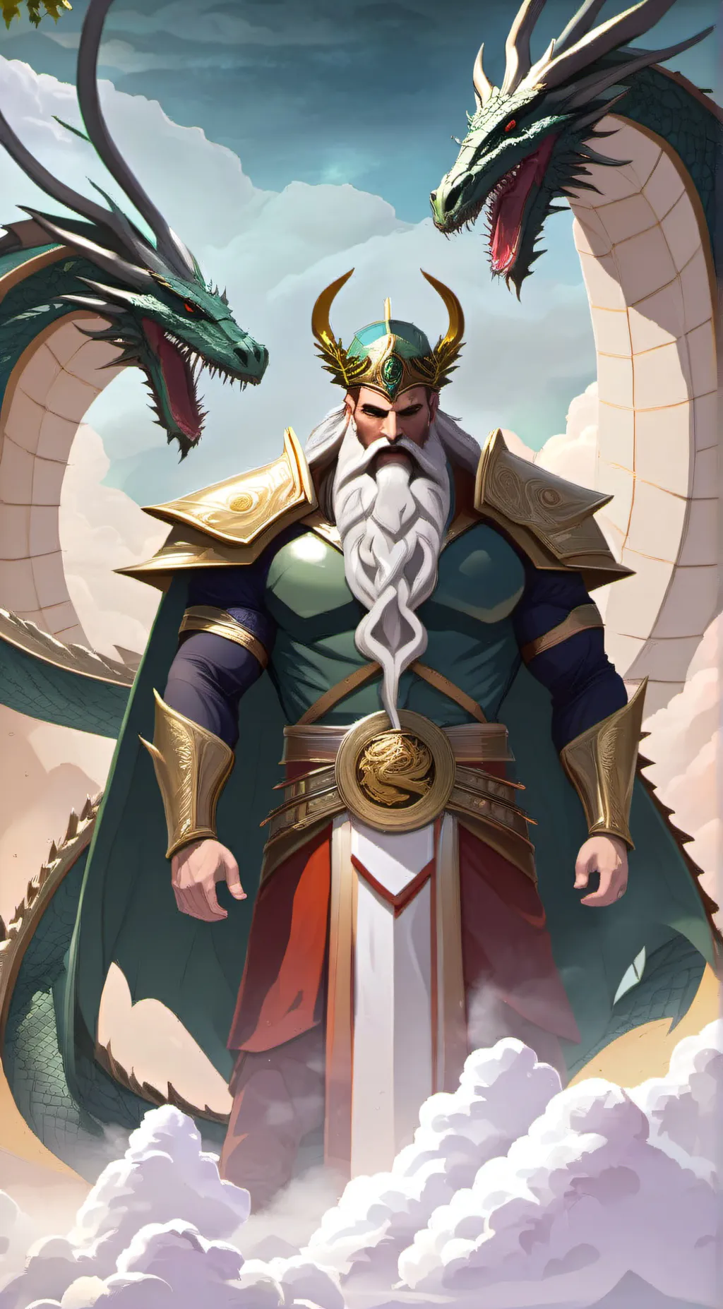 ai character: Grand dragon lv10k background