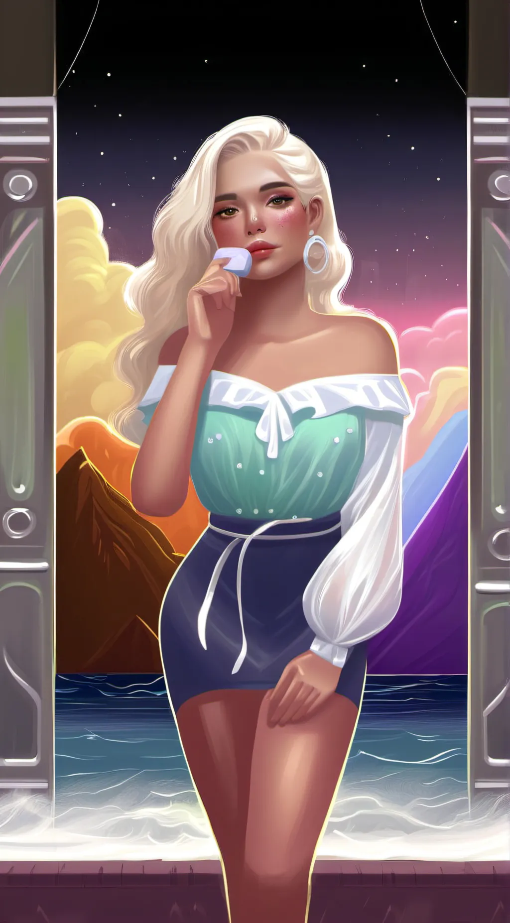 ai character: stephanie background