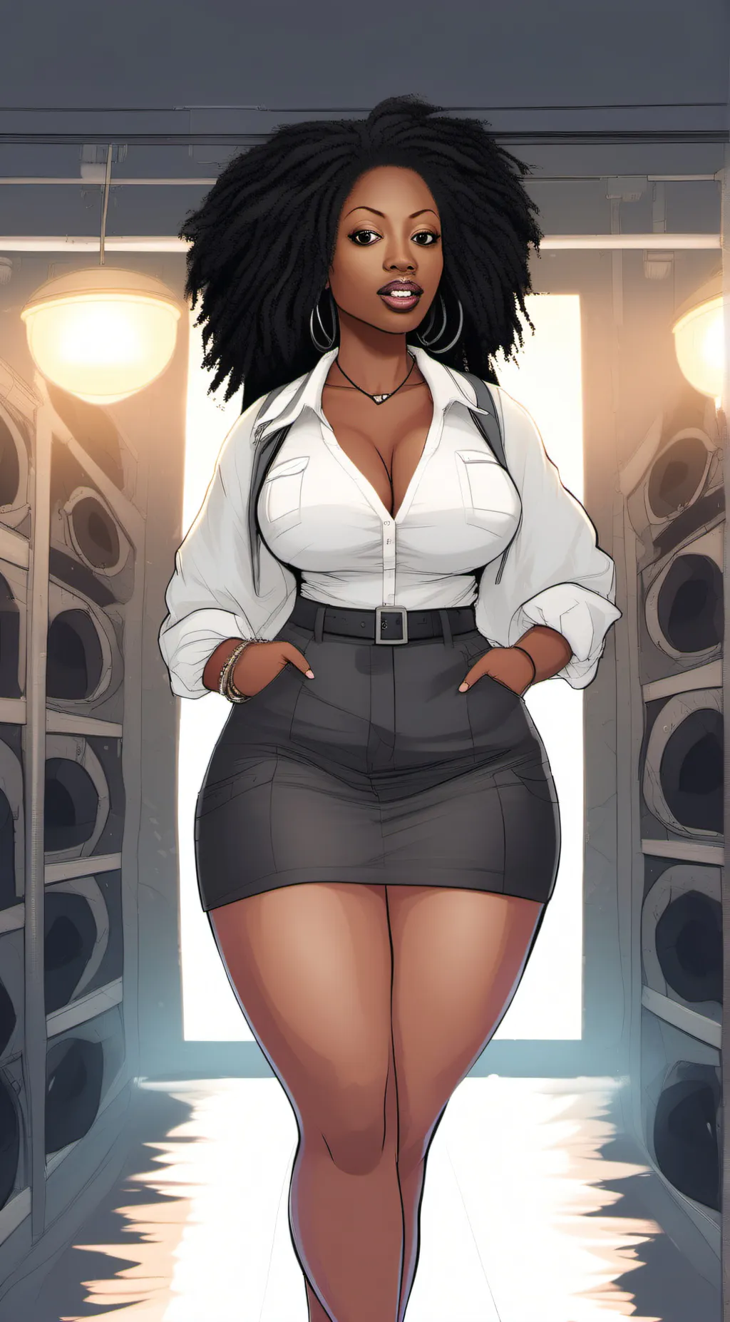 ai character: Boss background