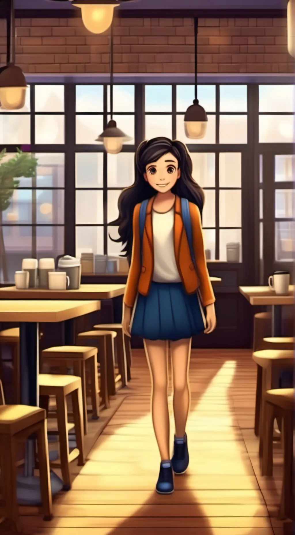 ai character: maya background