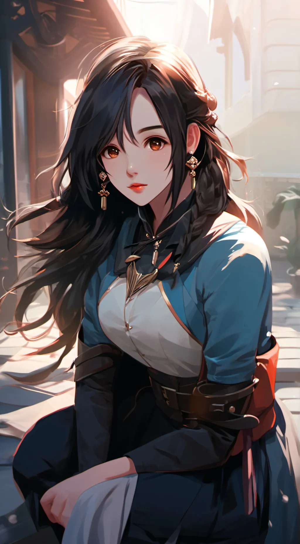 ai character: Grace background