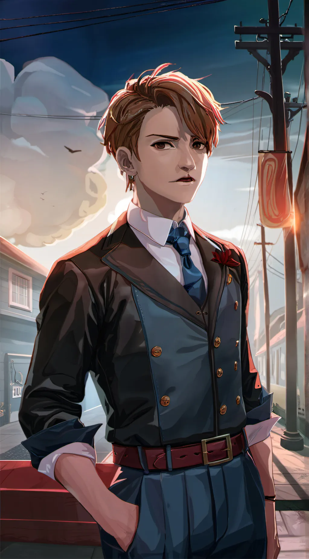 ai character: Carter background