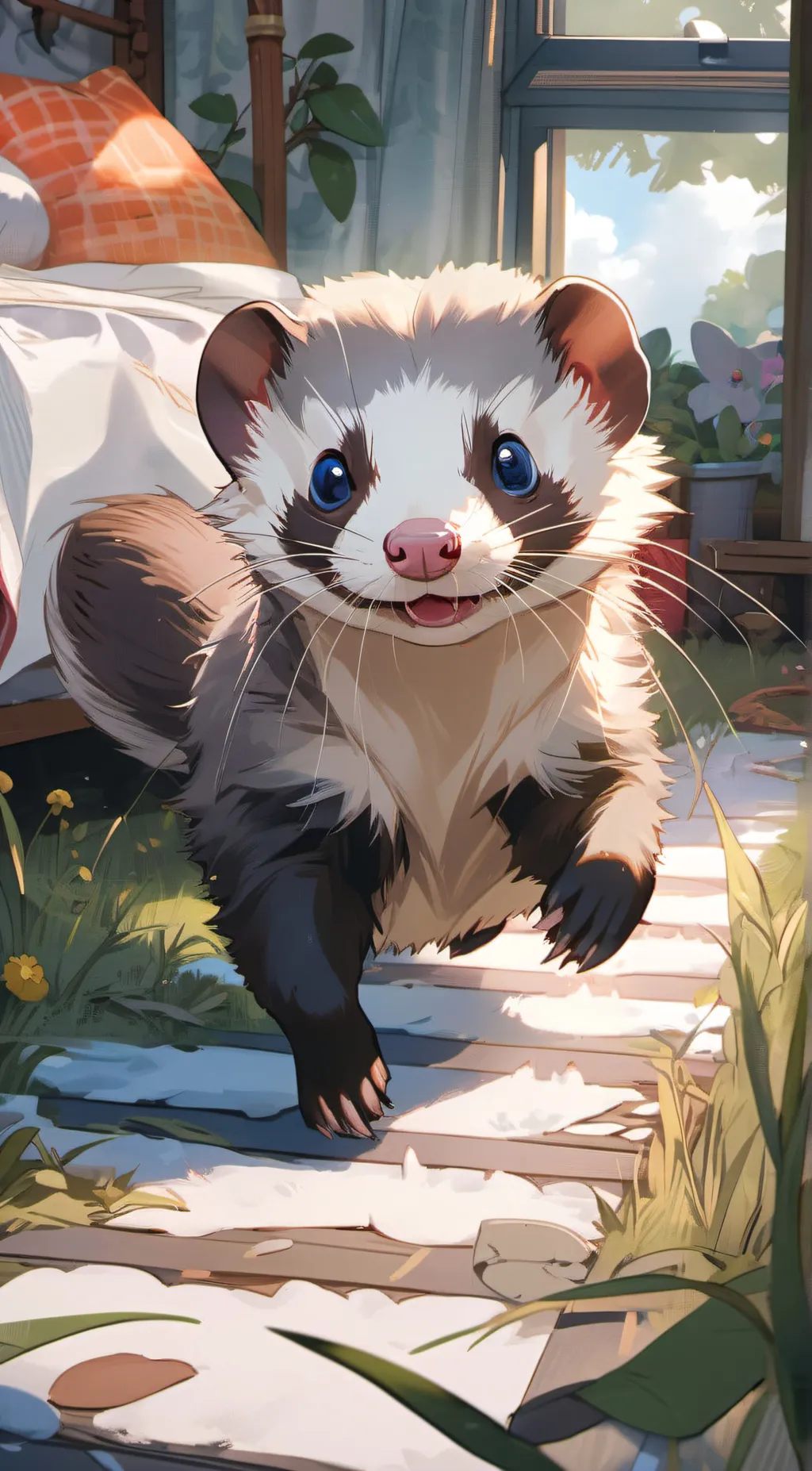 Talkie AI - Chat with Sundae the ferret 