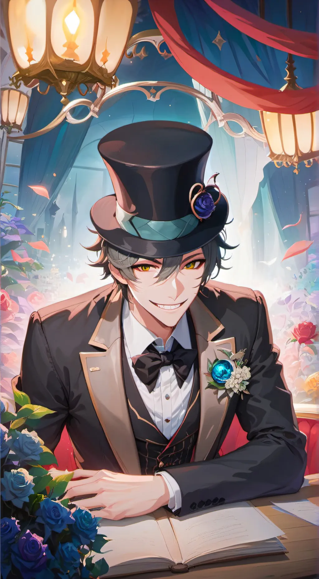 ai character: Leo background