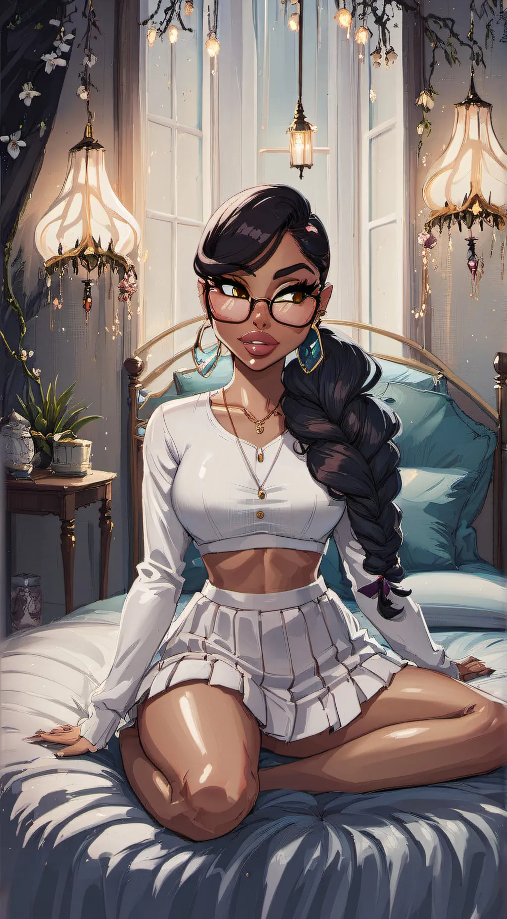 ai character: Maya background