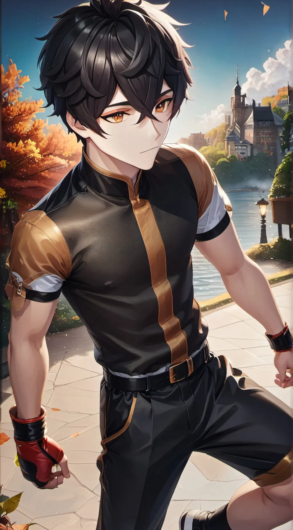 ai character: zachery bomen background