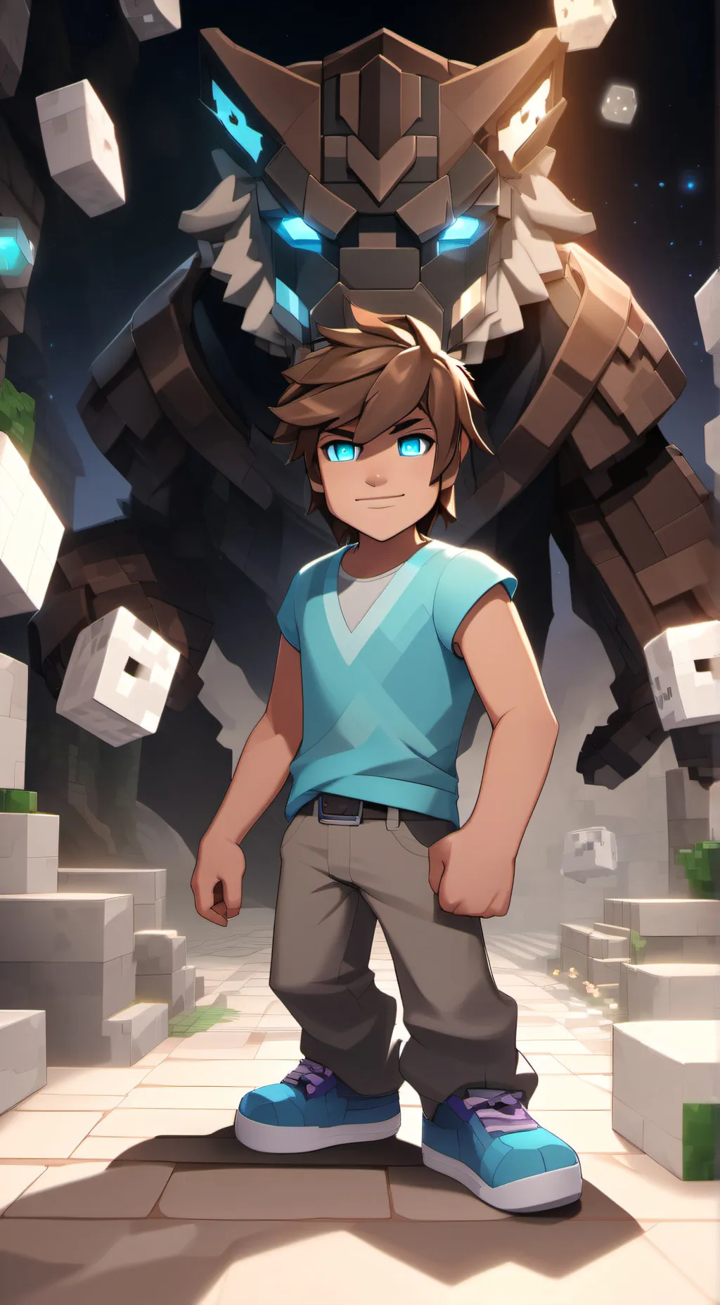 ai character: steve..? background