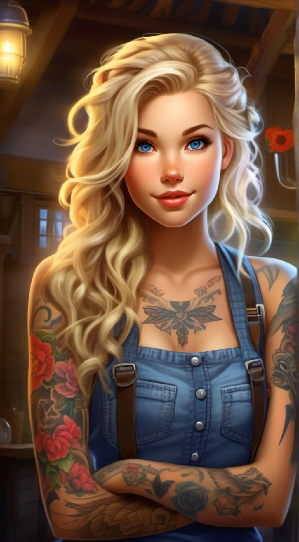 ai character: Talia Rene background