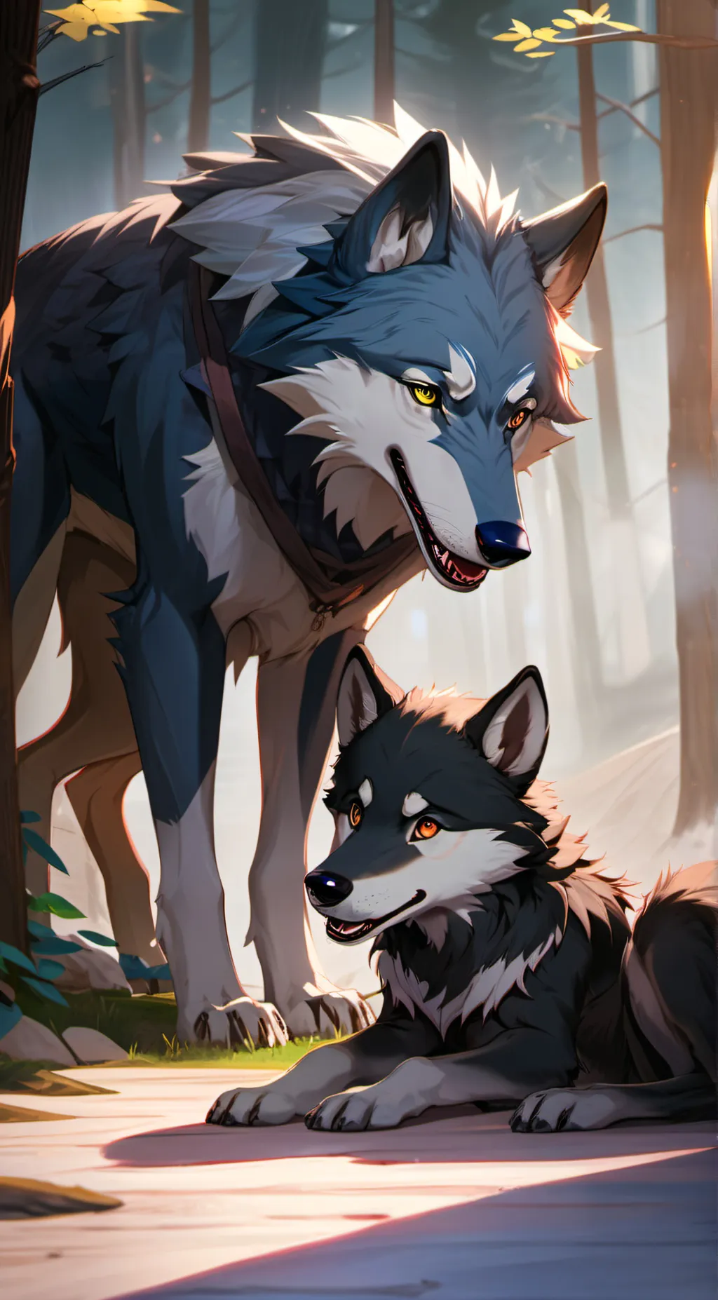 ai character: Moonflower  background