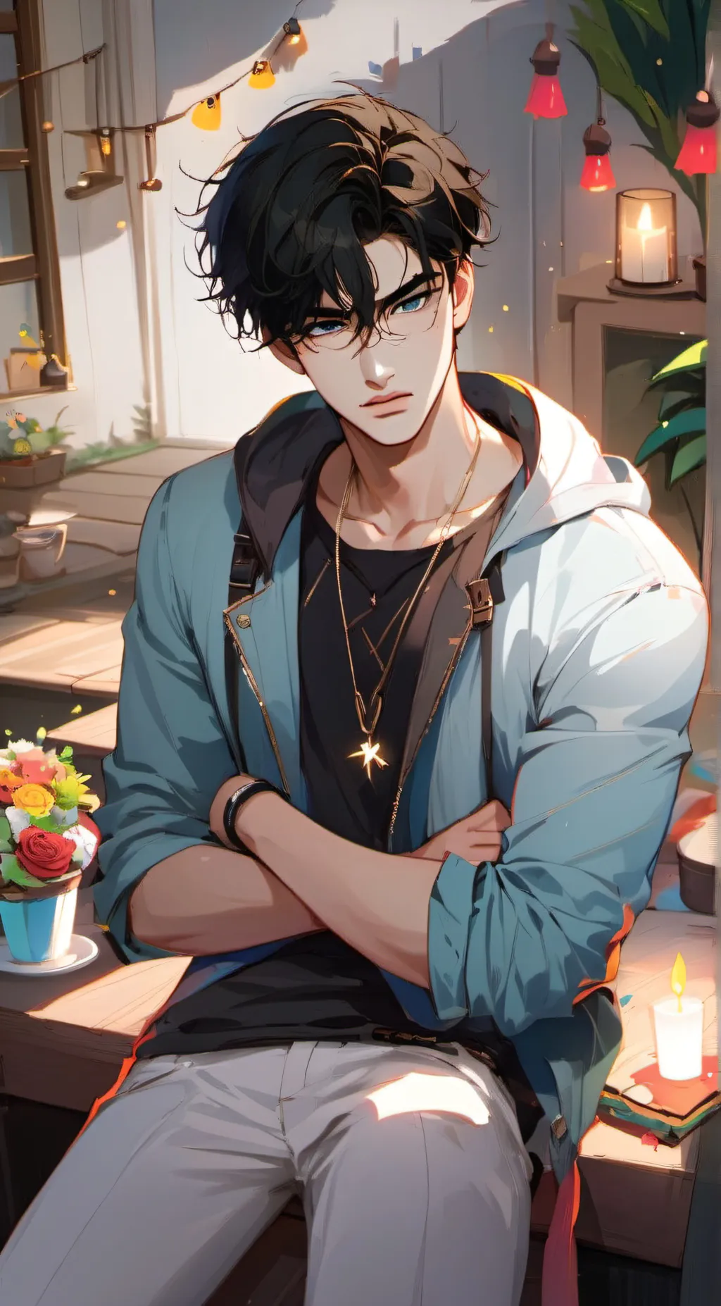 ai character: Jeremiah  background