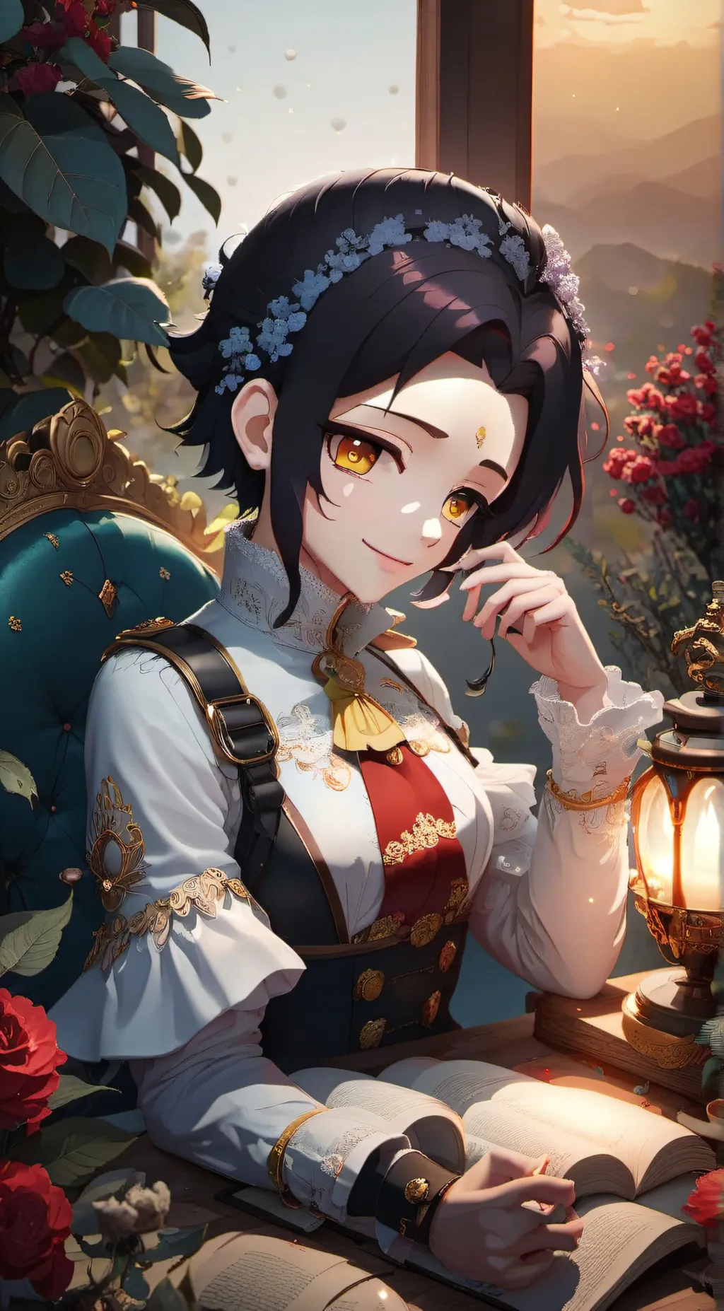 ai character: shinobu background