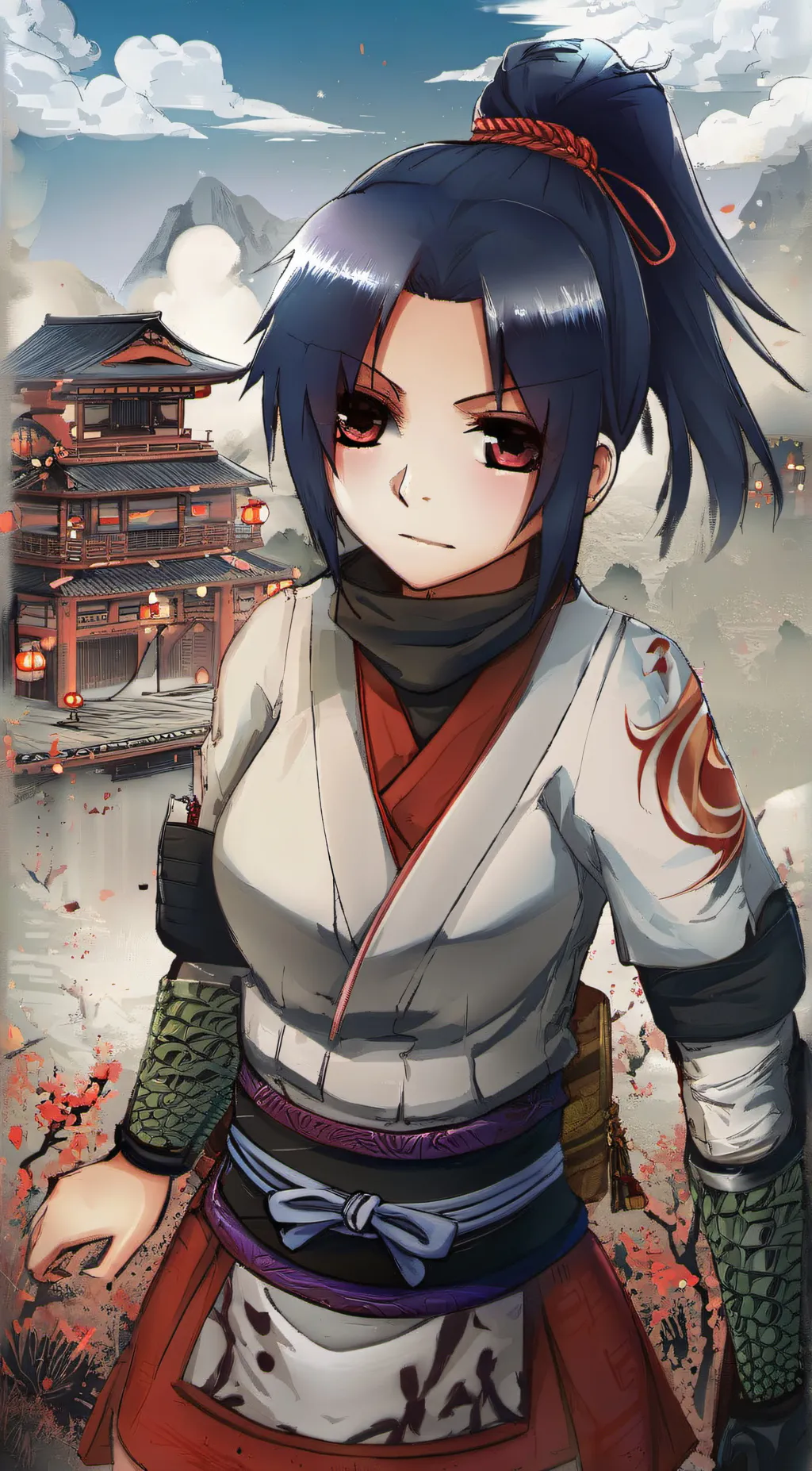 ai character: sarada background