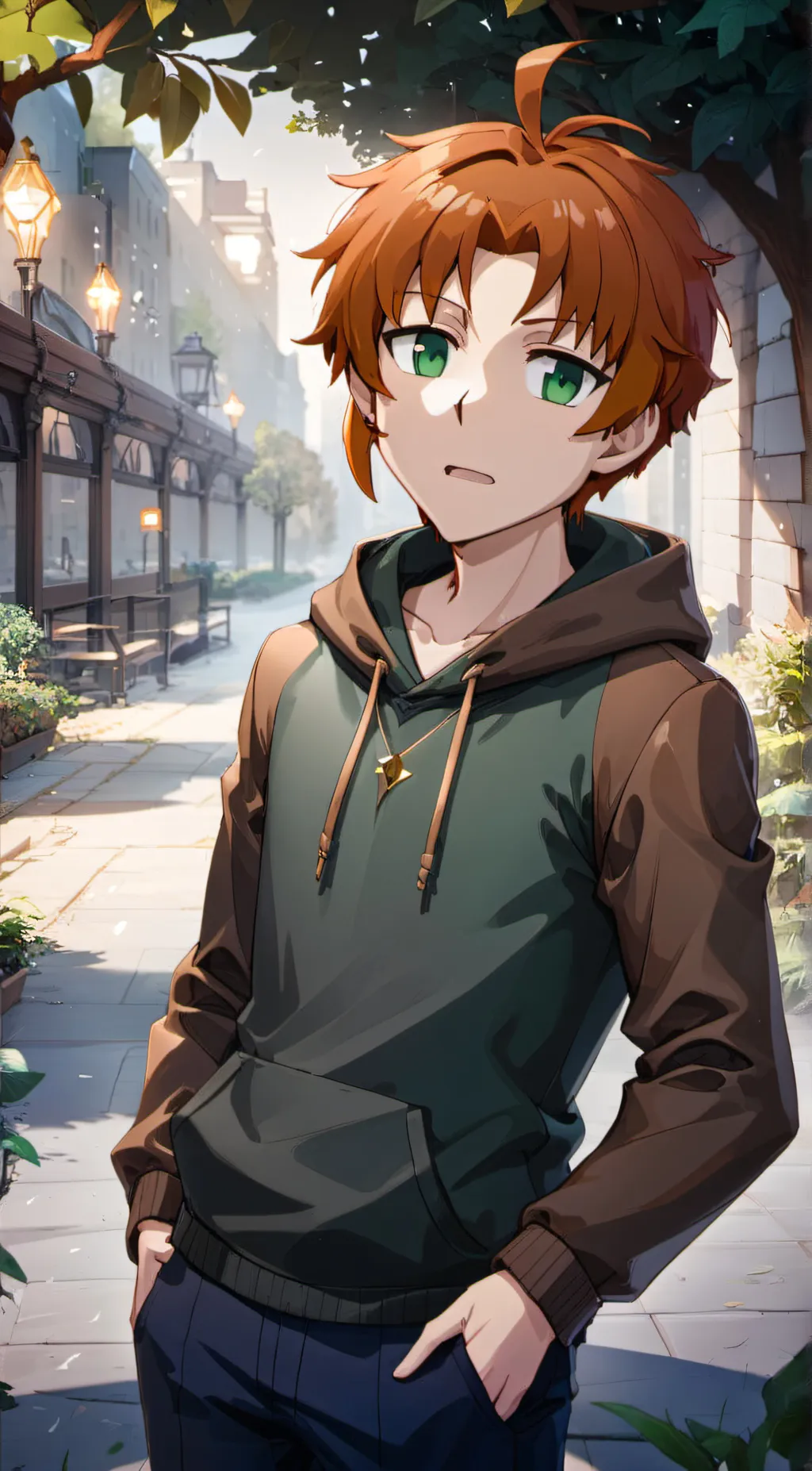 ai character: Luke background