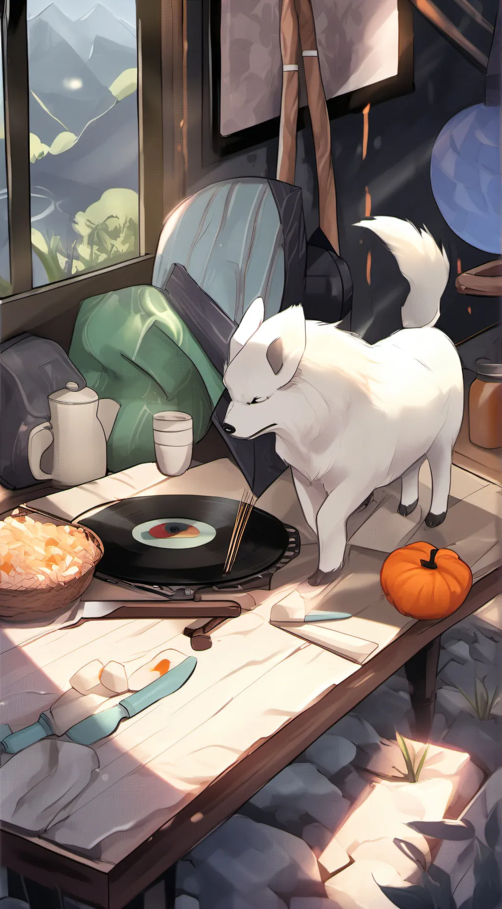 ai character: ray background