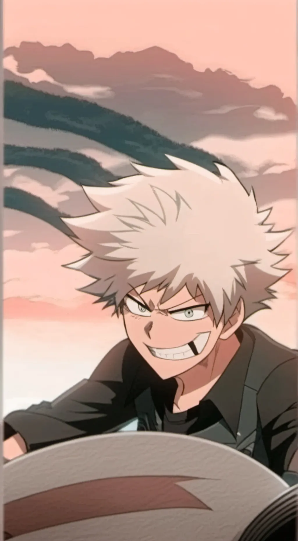 ai character: Katsuki Bakugo background