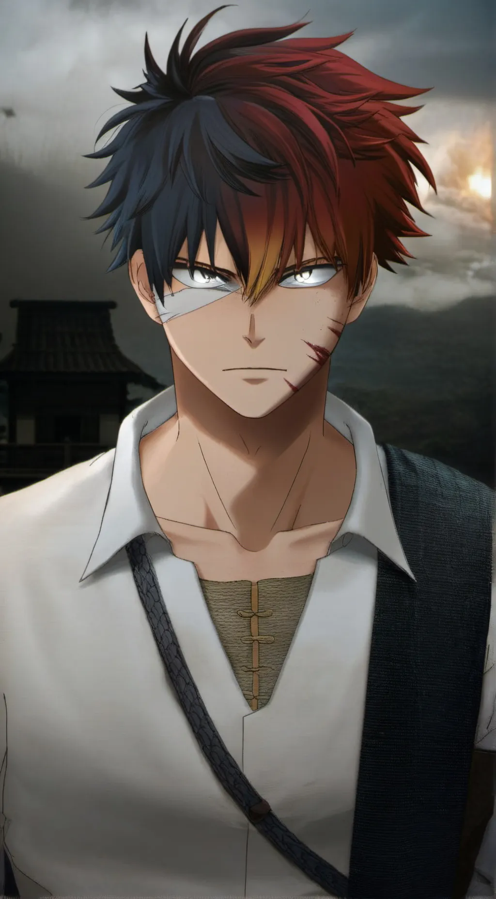 ai character: Todoroki bakugo background