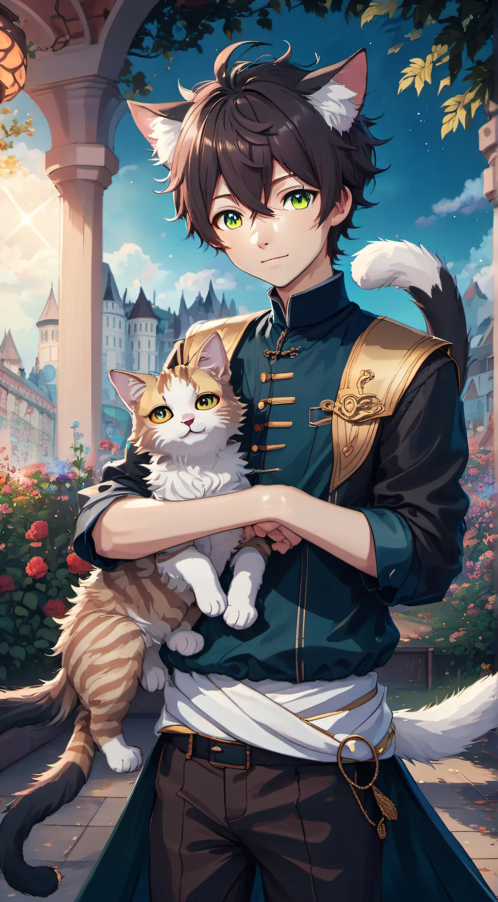 ai character: Leo<3 background