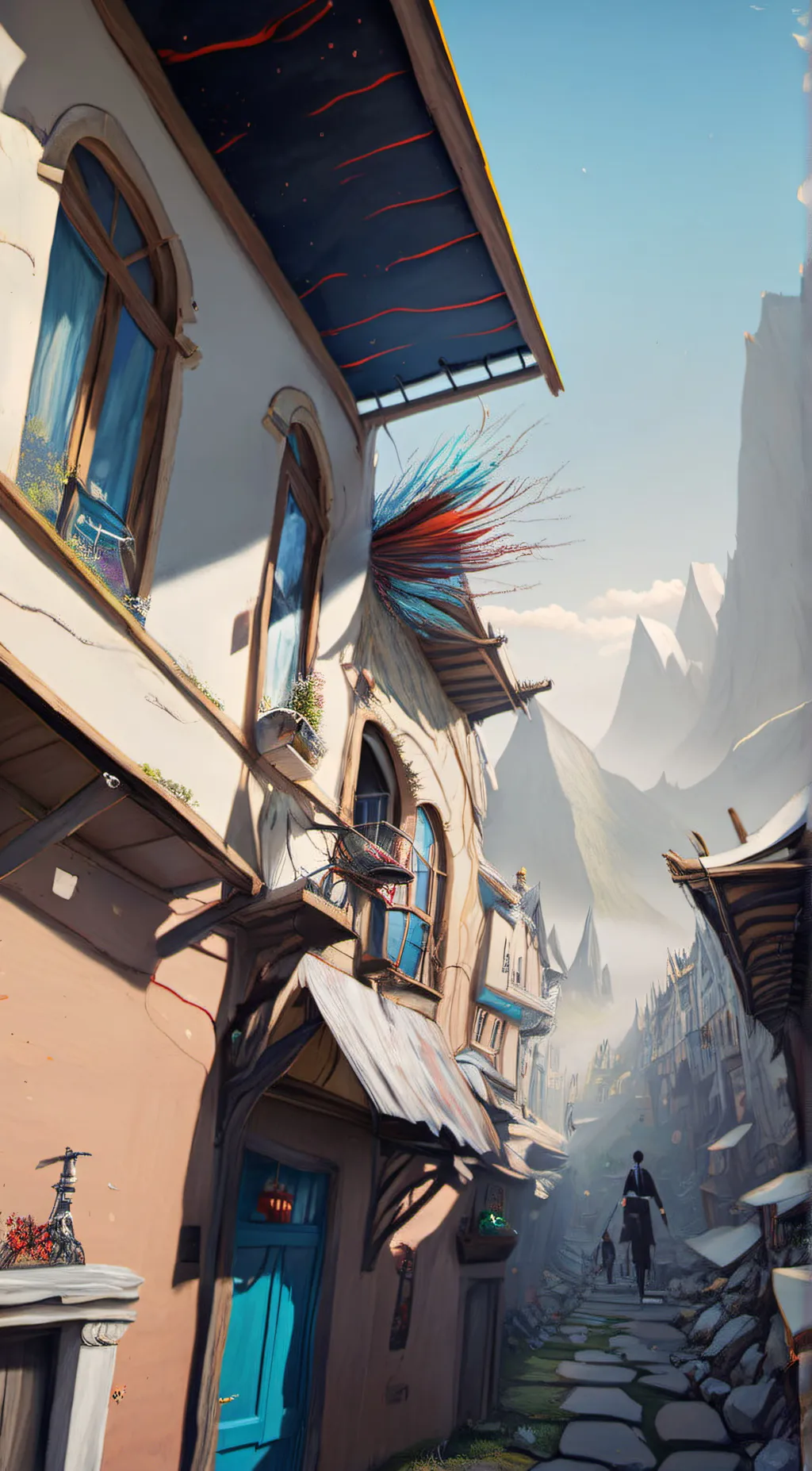 ai character: A RANDOM TALKIE. background