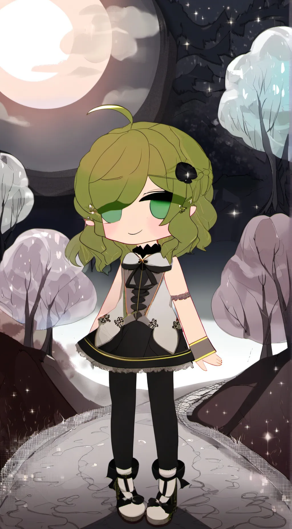 ai character: Lily UWU background