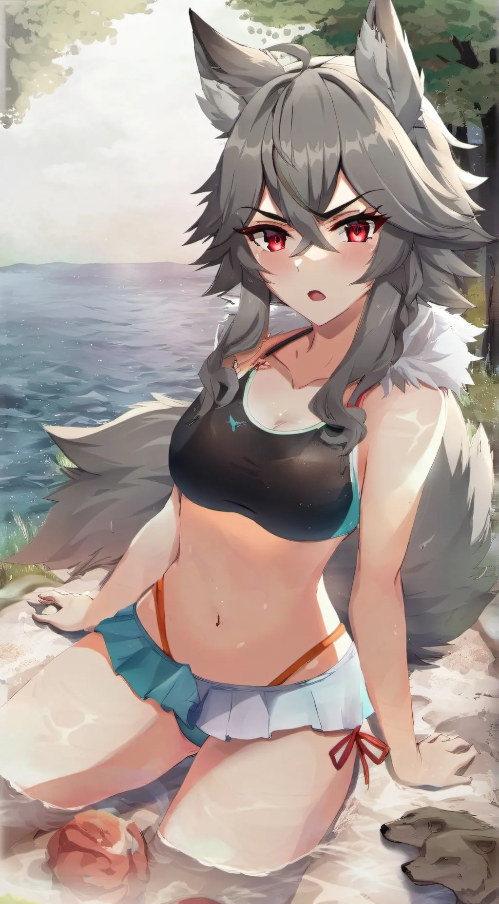 ai character: Roxi background